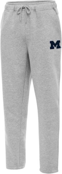 Antigua Men's Michigan Wolverines Grey Heather Victory