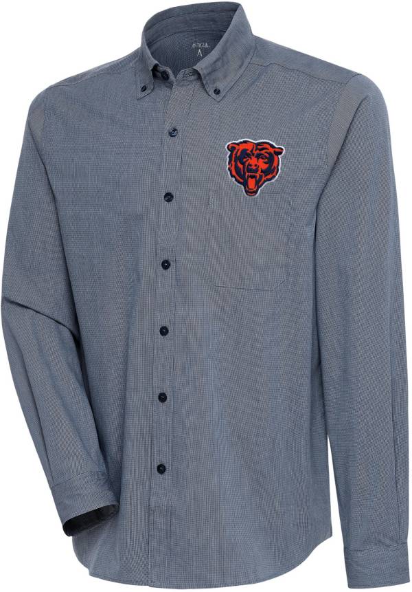 Antigua Mens Chicago Bears Navywhite Compression Long Sleeve T Shirt Dicks Sporting Goods 