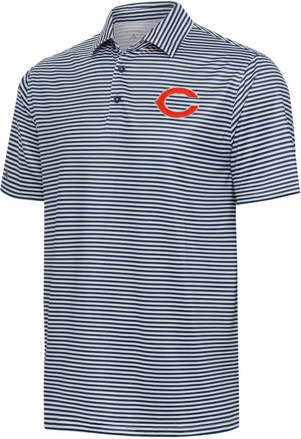 Antigua Men's Chicago Bears Navy Skills Polo