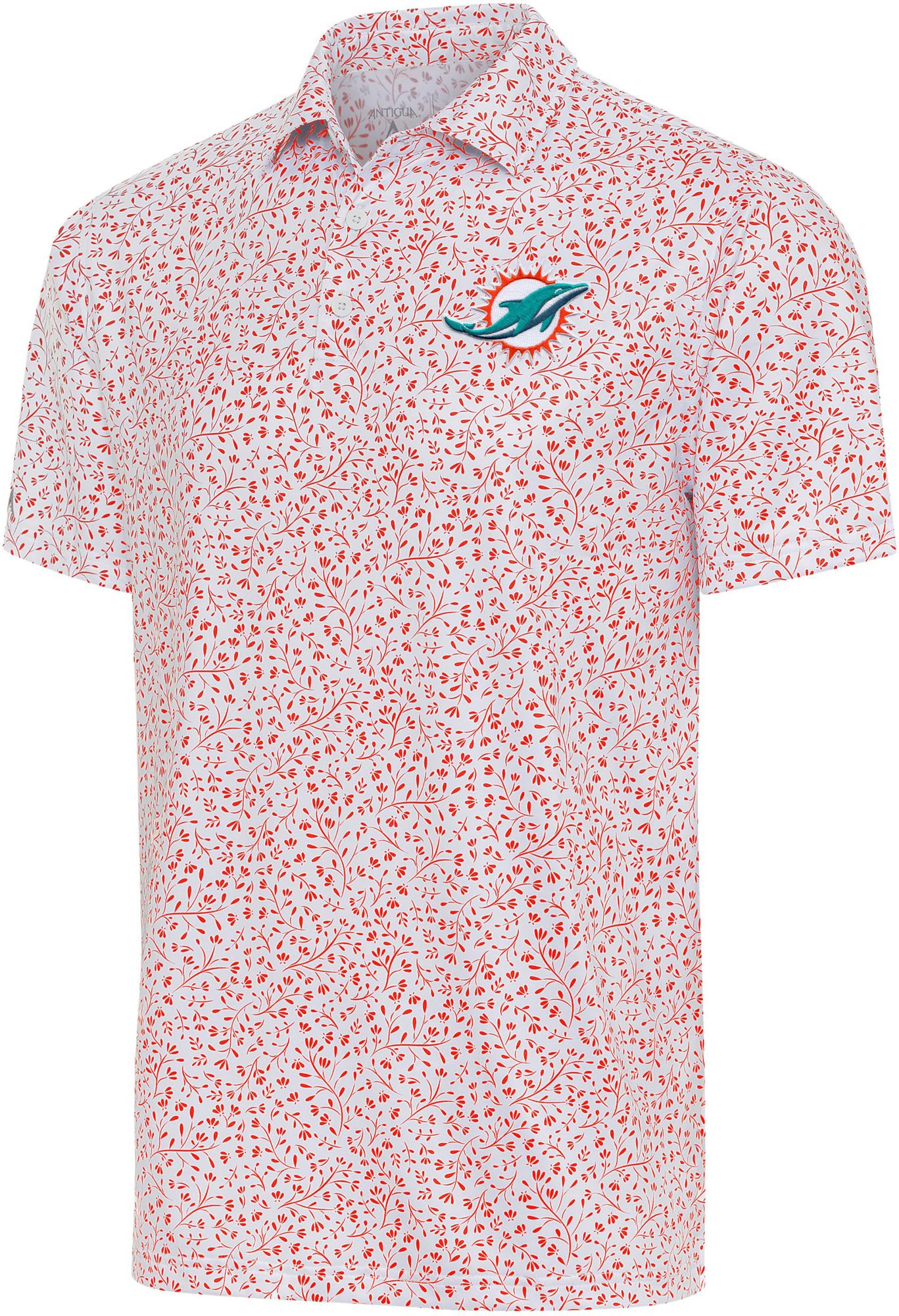 Antigua Men's Miami Dolphins Mango Motion Polo