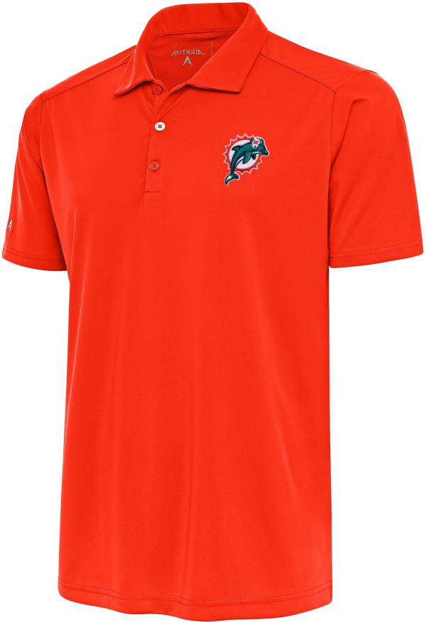 Miami Dolphins Antigua Tribute Polo - White, Men's, Size: XL