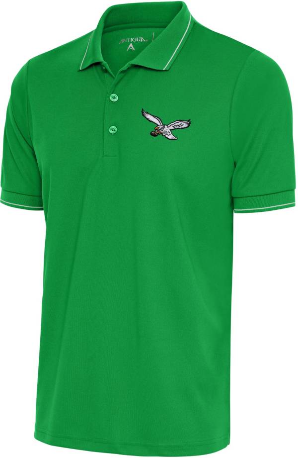 Antigua NFL Philadelphia Eagles Men's Skills Polo, Gray, Medium