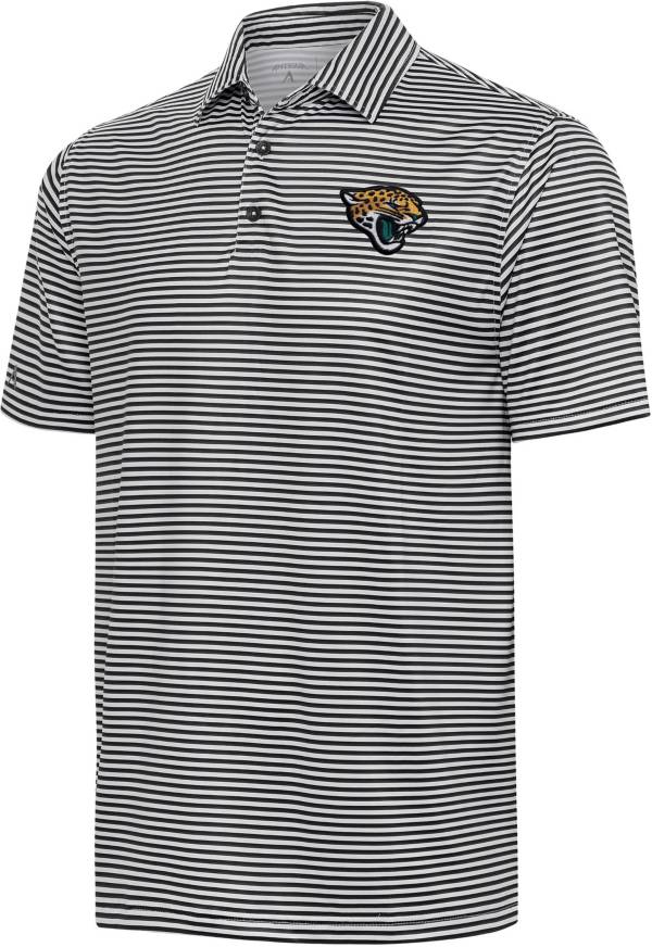 Antigua Men's Jacksonville Jaguars Tribute Black Polo