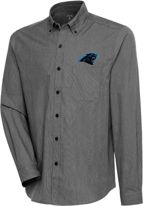 Nike / Men's Carolina Panthers Sideline Therma-FIT Full-Zip Black