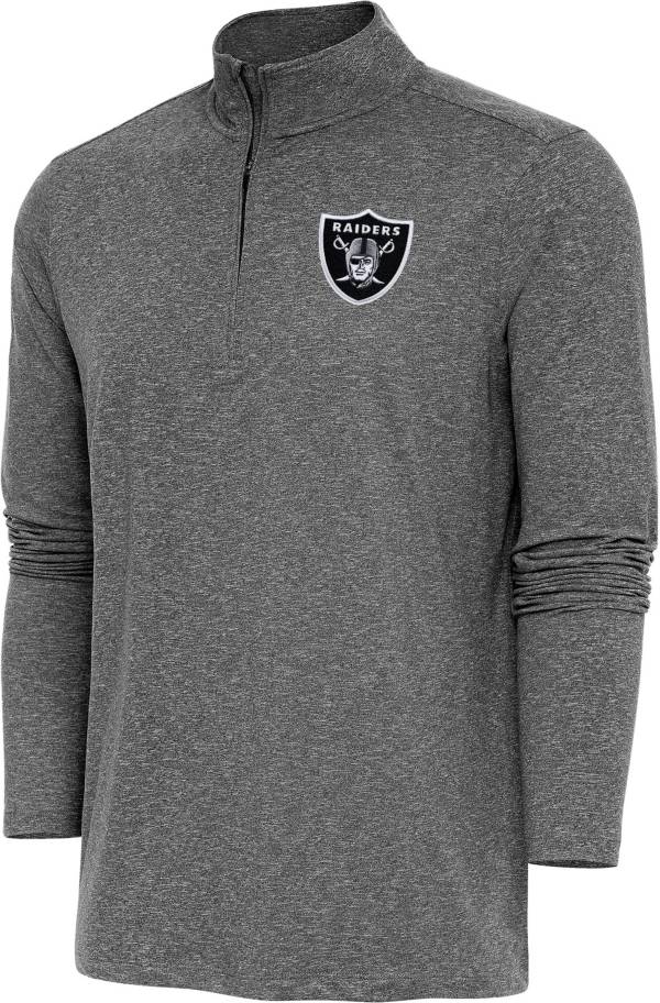 Nike Men's Las Vegas Raiders Logo Pacer Black Half-Zip Pullover