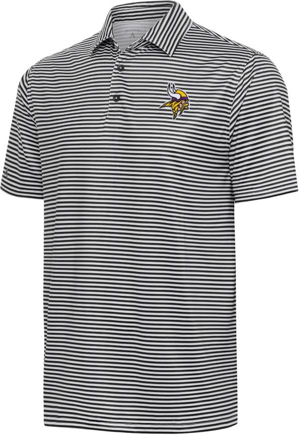 Antigua Minnesota Vikings Gray Skills Polo