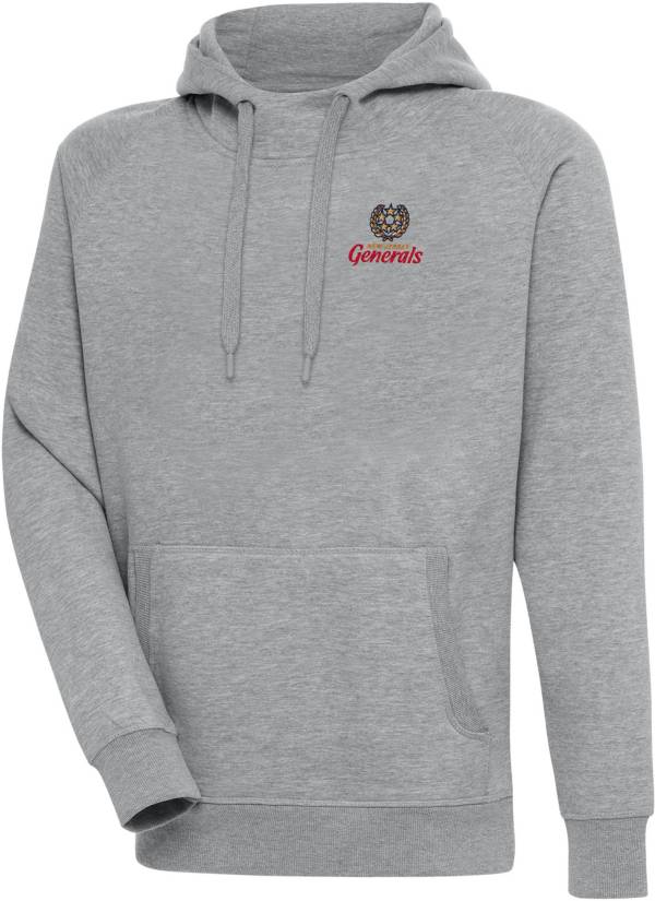 Antigua Men's New Jersey Generals Victory Grey Pullover Hoodie product image