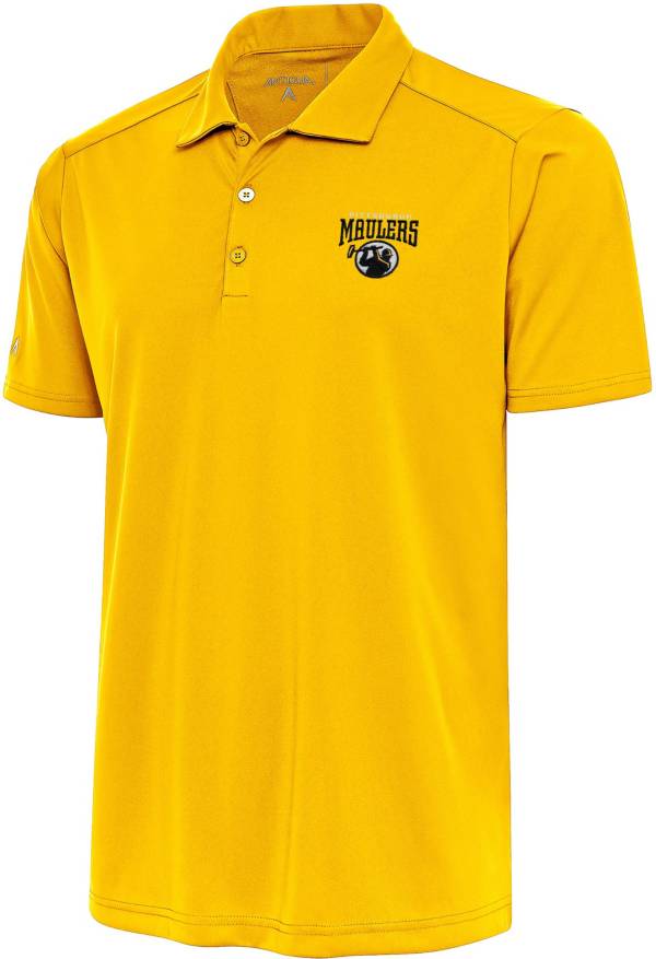 Antigua Men's Pittsburgh Penguins Tribute Polo Shirt, Gold, Size: XL