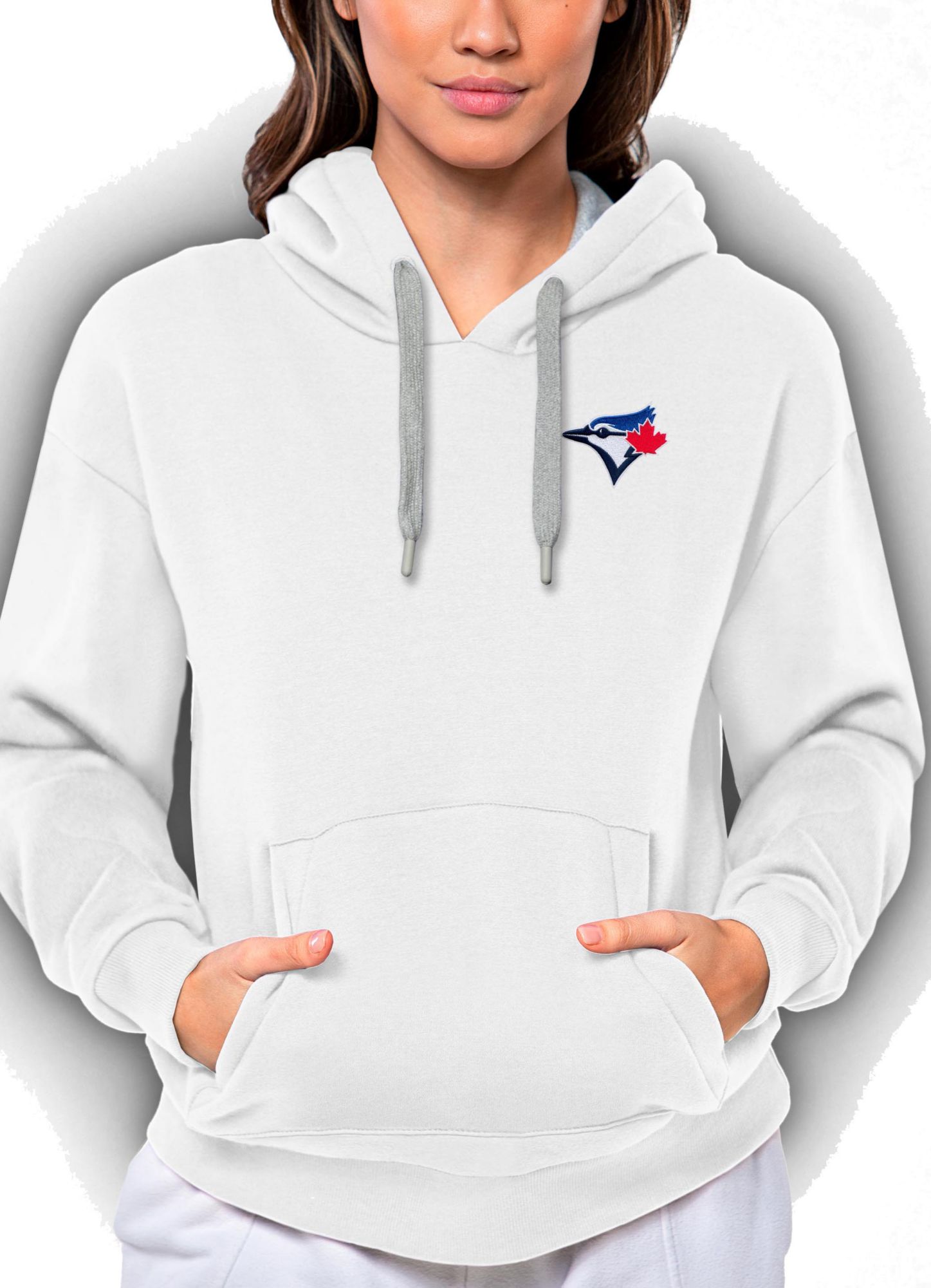 Antigua Women's Toronto Blue Jays Victory Hooded Pullover