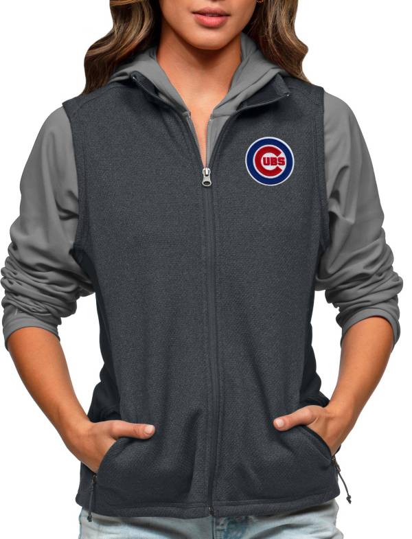 New Era Women's Chicago Cubs Dipdye Scoop V-Neck - Blue - S Each