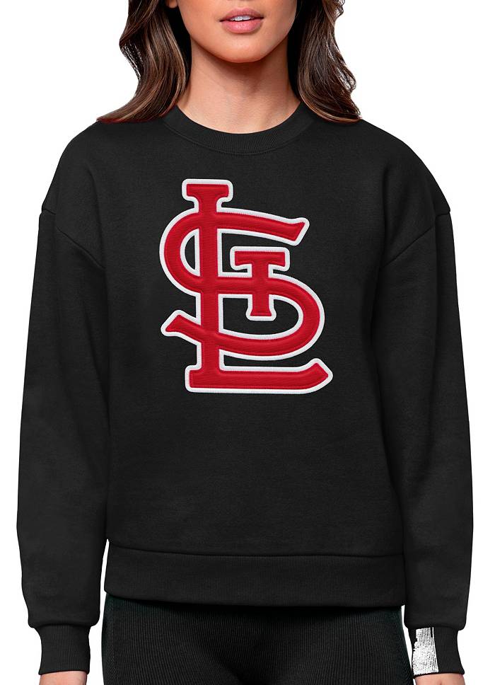 Antigua Women's St. Louis Cardinals Red Victory Hooded Pullover