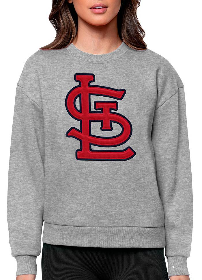 St. Louis Cardinals Antigua Women's Victory Pullover Hoodie - White