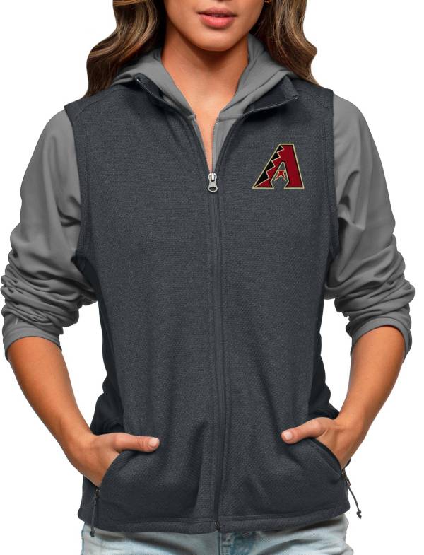 Antigua Women's Arizona Diamondbacks Charcoal Course Vest product image