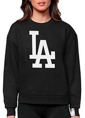 Los Angeles Dodgers Women's Sweatshirt Antigua Victory Crew Neck Pullover  Grey