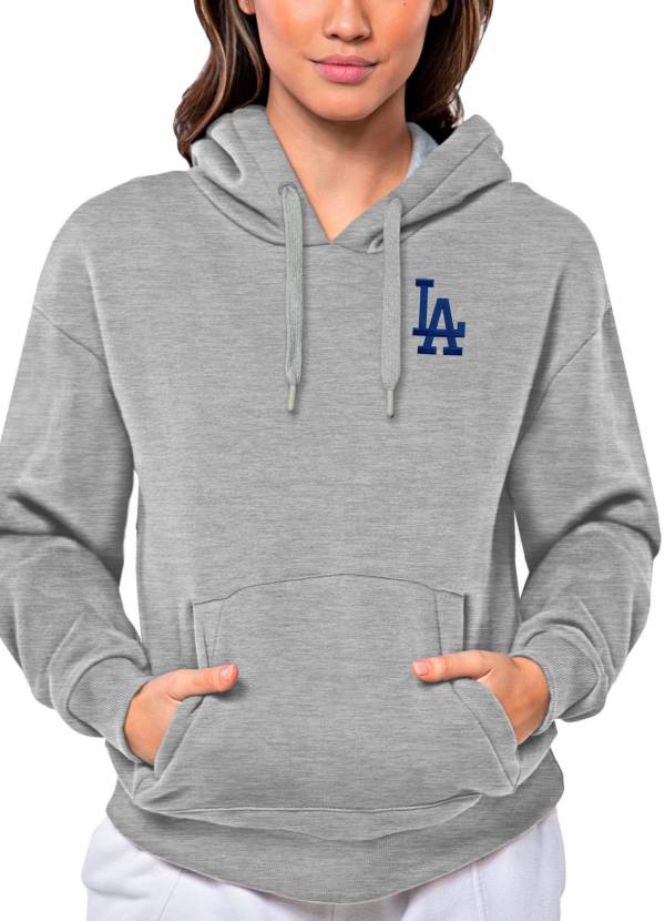 Los Angeles Rams Antigua Wordmark Victory Full-Zip Hoodie - Black