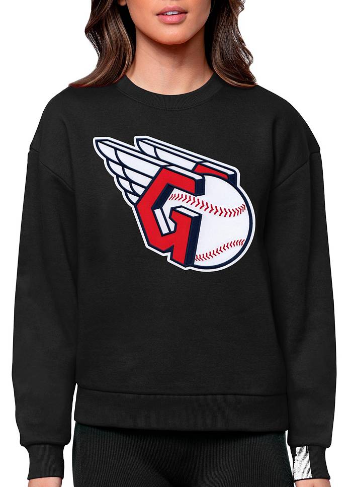 Women's New Era Navy Cleveland Indians Cooperstown Collection 3/4-Sleeve  T-Shirt