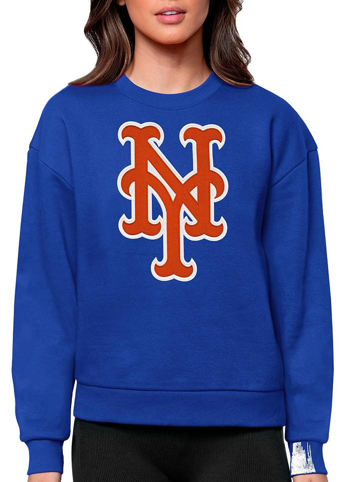 New York Mets Women's Oversized Spirit Jersey V-Neck T-Shirt - Royal