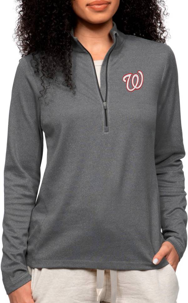 47 Women's Washington Nationals Cream Retro Daze 3/4 Raglan Long Sleeve  T-Shirt