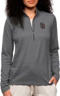 San Diego Padres Antigua Women's Generation Full-Zip Jacket - Brown/Charcoal