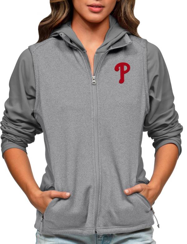 Antigua Women's Philadelphia Phillies Gray Course Vest product image