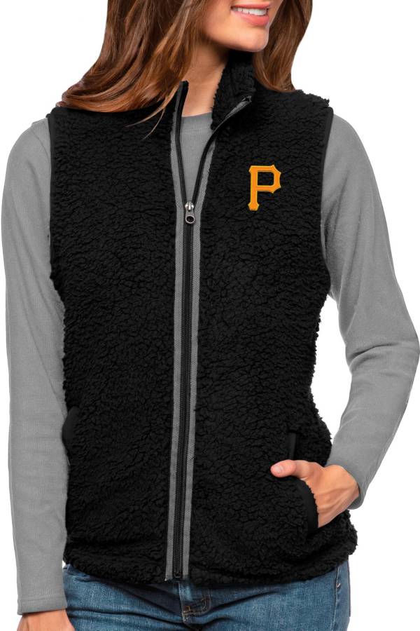 Antigua Women's Pittsburgh Pirates Black Grace Vest product image