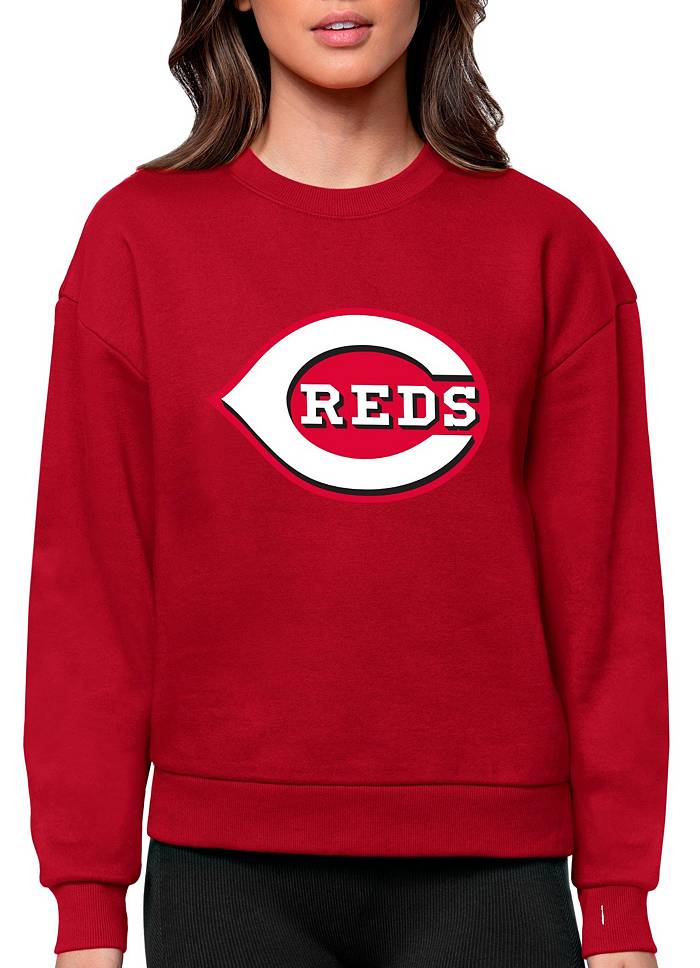 Women's New Era Red Cincinnati Reds 2023 City Connect Pullover Hoodie Size: Medium