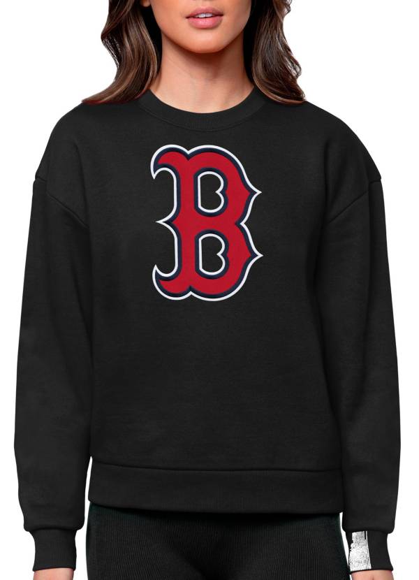 Antigua Women's Boston Red Sox Red Victory Crew Pullover