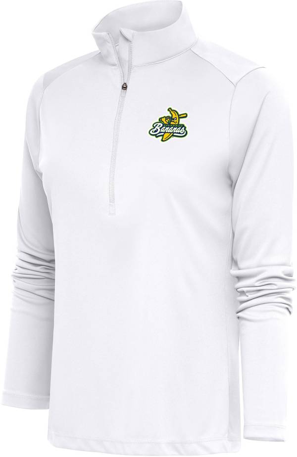 Green Bay Packers Antigua Victory Quarter-Zip Pullover Top - Black