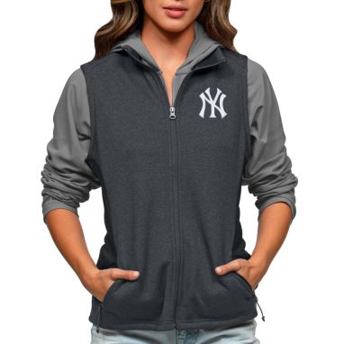 sorry, Antigua Women's New York Yankees Charcoal Course Vest is currently out of stock
