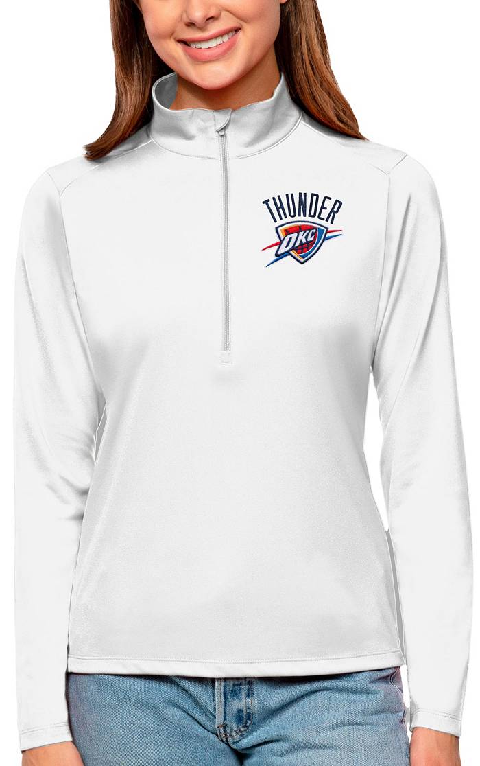 Men's Oklahoma City Thunder Nike Gray 2021/22 City Edition Essential Logo  Pullover Hoodie