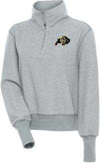 Antigua Apparel / Women's Baltimore Ravens Tempo Black Quarter-Zip Pullover