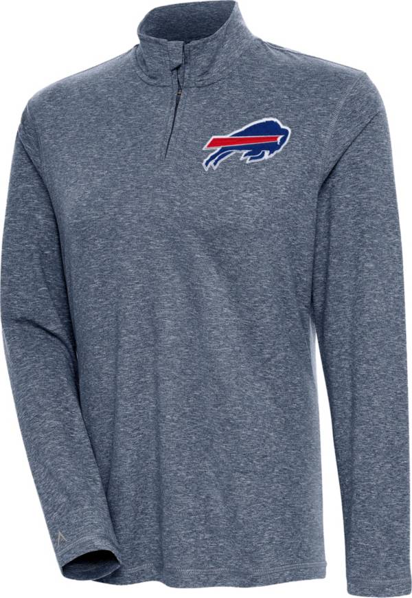 Buffalo Bills Mens Grey Heather Kick Return 3 Pullover Hoodie Sweatshirt