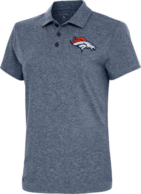 Denver Broncos New Era Women's Third Down Colorblock T-Shirt - White/Navy