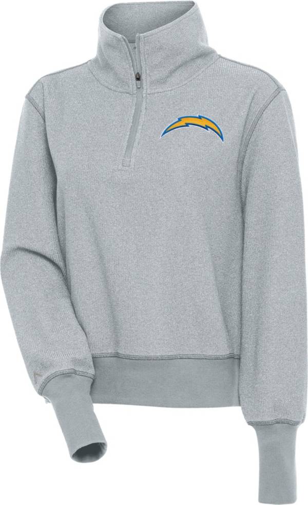 47 Women's Los Angeles Chargers Jada Grey Long Sleeve T-Shirt