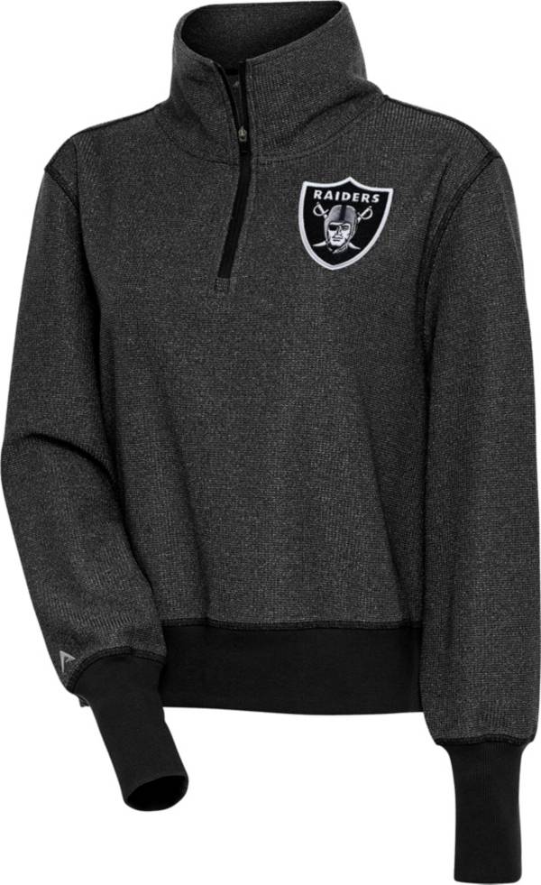 Las Vegas Raiders Sweatshirt Womens Small Black Pullover Hoodie