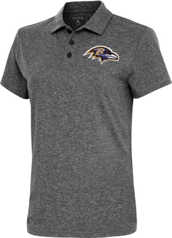 : Antigua Women's Heathered Gray Baltimore Ravens