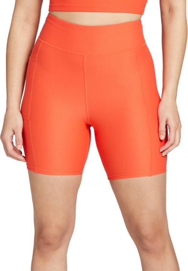 Tempo Ribbed Seamless Bike Short, Brown