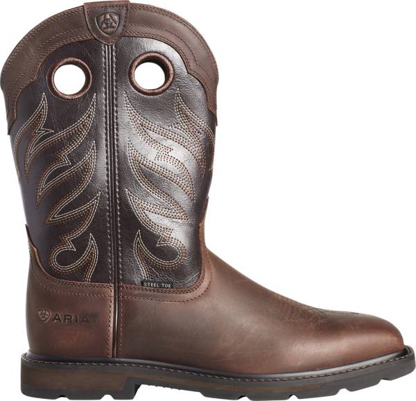 Ariat square steel on sale toe work boots