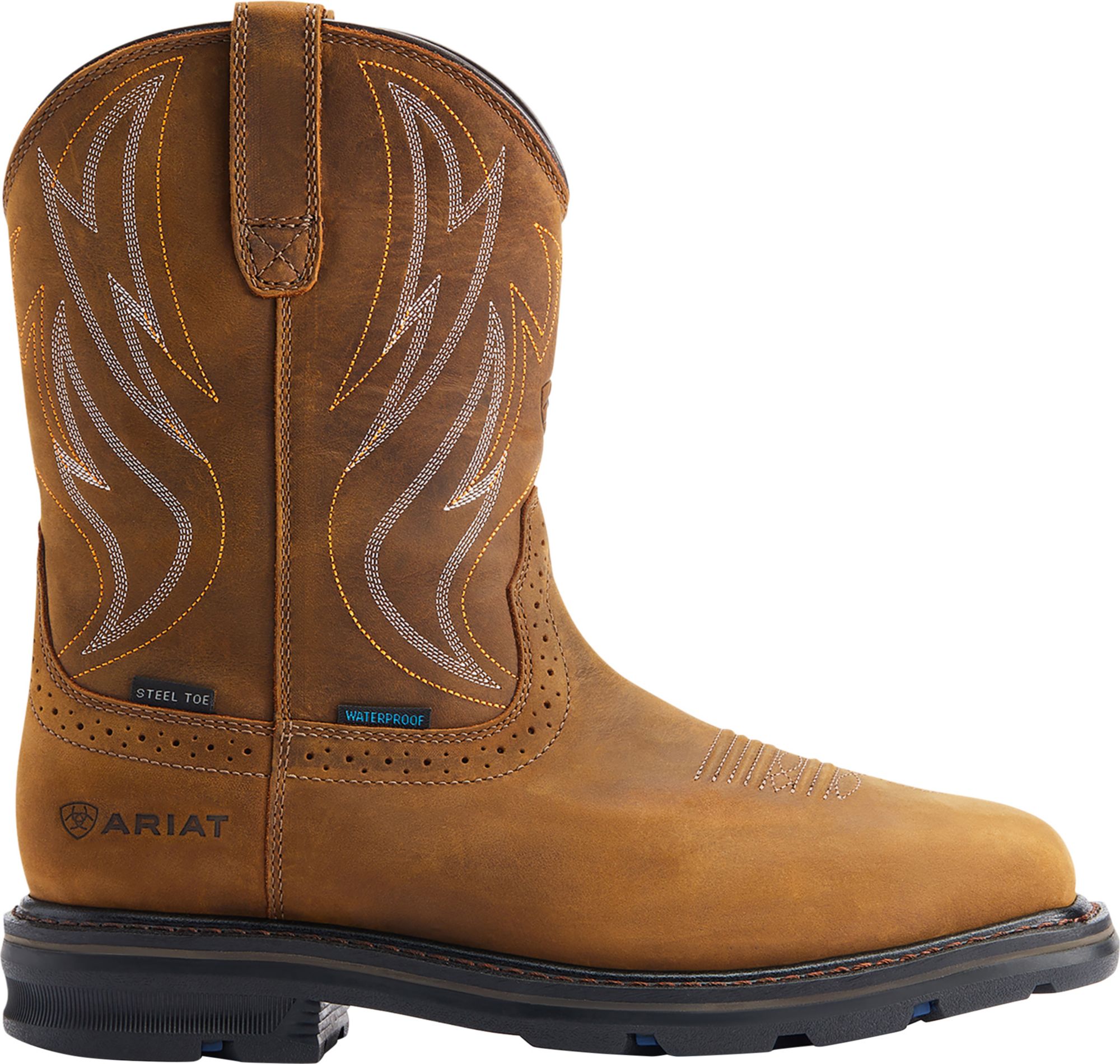 Dick's Sporting Goods Ariat Men's Sierra Shock Shield Waterproof Steel