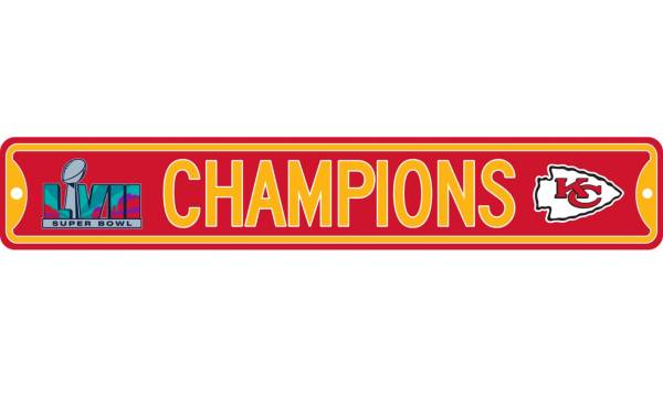 Officially Licensed NFL Chiefs 2023 Super Bowl Champions Metal Tag