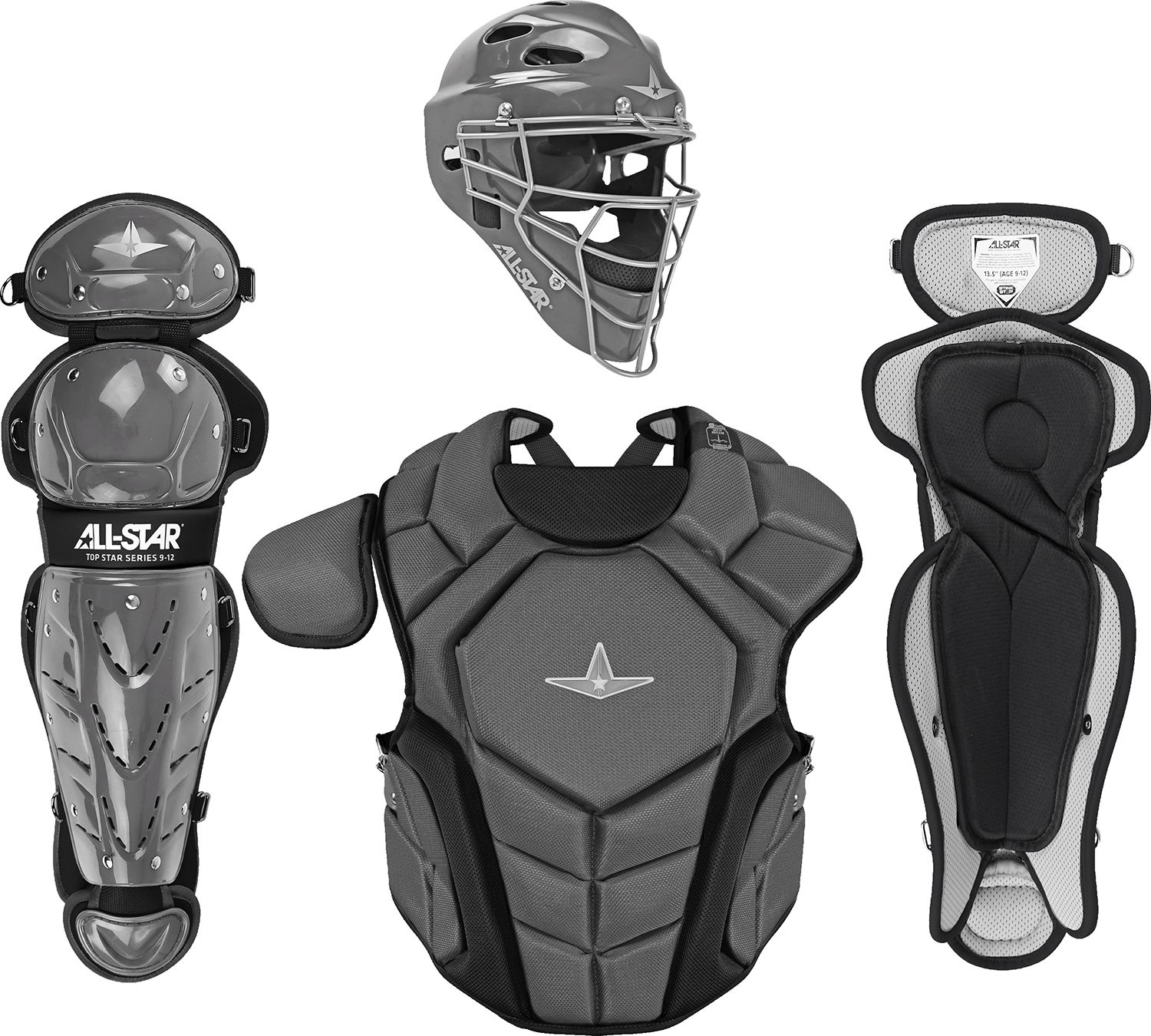 Rawlings Velo 2.0 Intermediate Catcher's Set - Brustschutz, Beinprotektoren & Helm Für Jugendliche 12-15 Jahre
