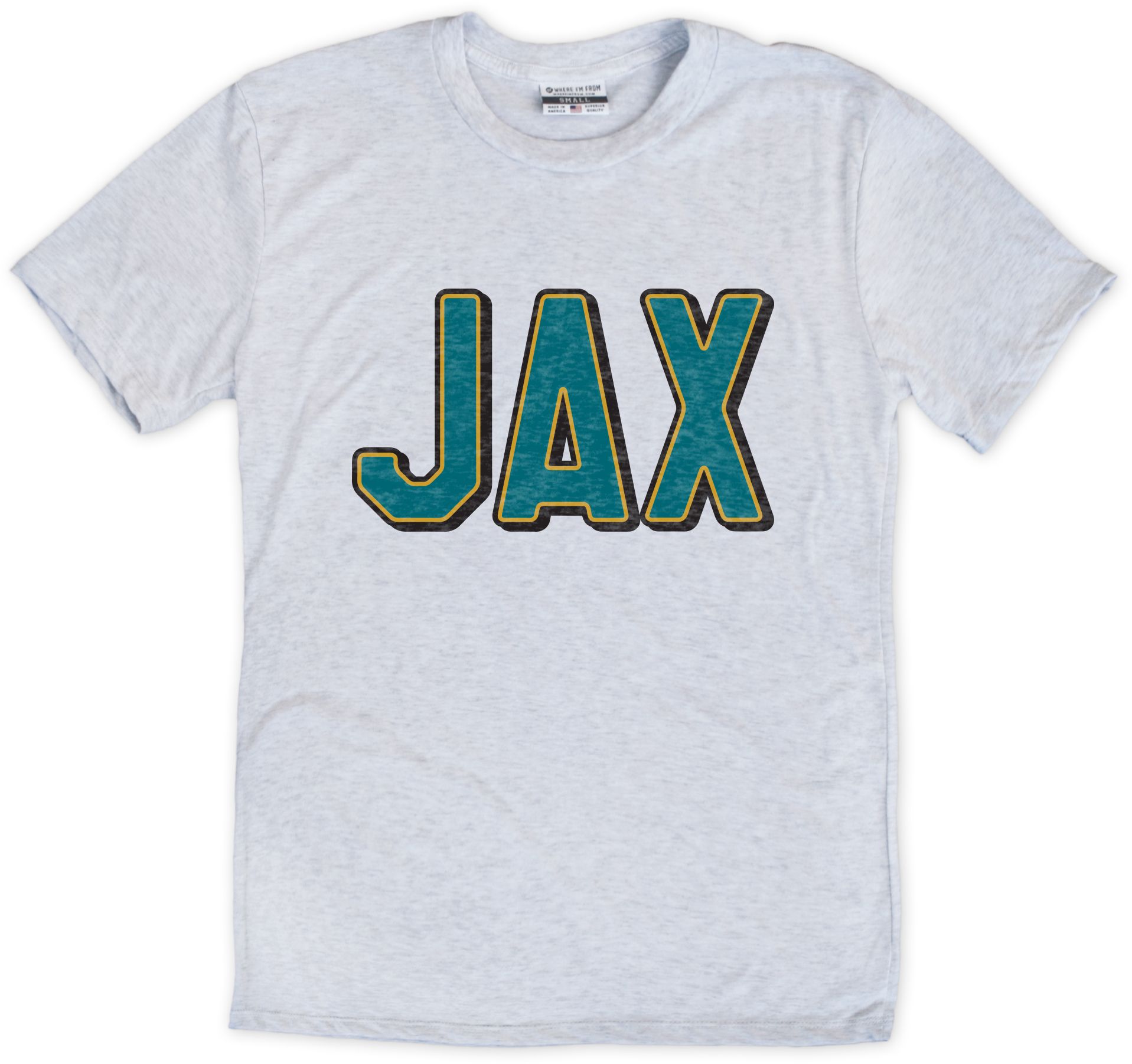 Where I'm From Jacksonville Airport Code White T-Shirt