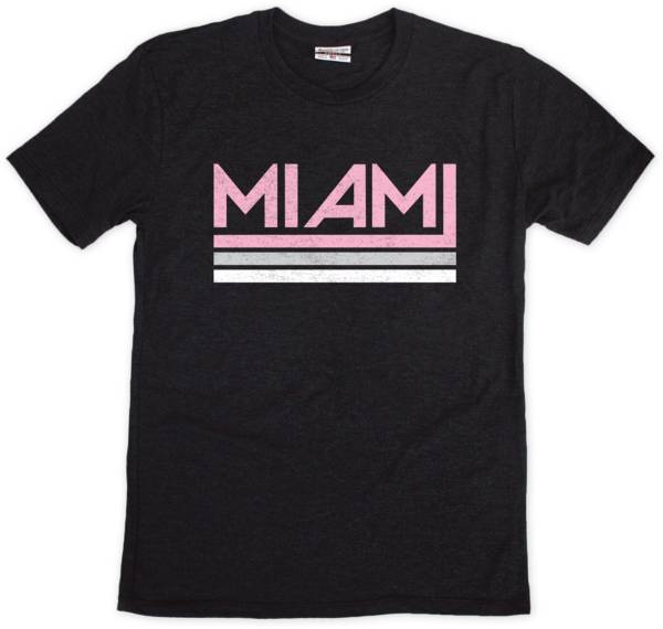 Where I'm From Adult Miami Bars Black T-Shirt product image