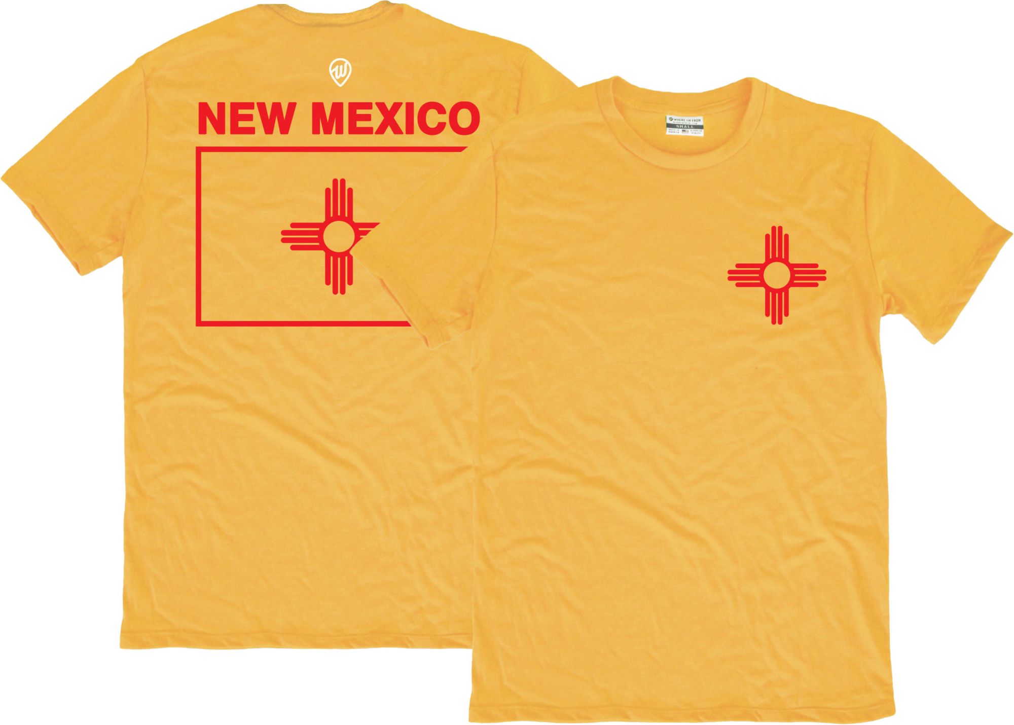 Where I'm From New Mexico Cross Yellow T-Shirt product image