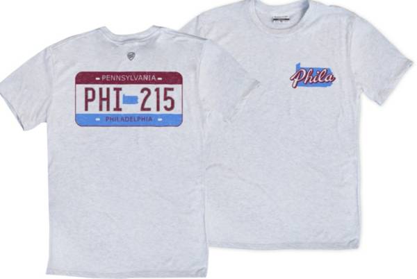 Where I'm From Philadelphia License Plate Ash T-Shirt product image