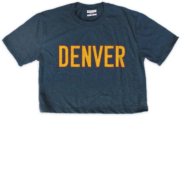 Where I'm From Denver City Block Crop Top T-Shirt product image