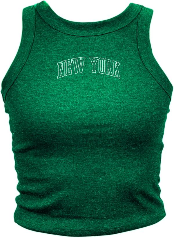 Where I'm From New York City Arch Green Cropped Tank Top product image