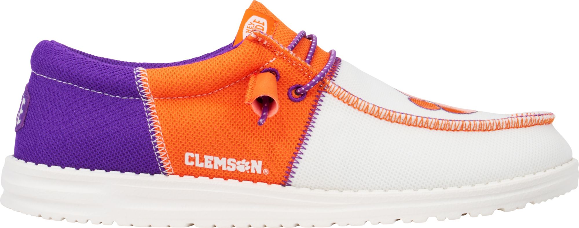Hey Dude Men's Wally Tri Clemson Tigers Shoes product image