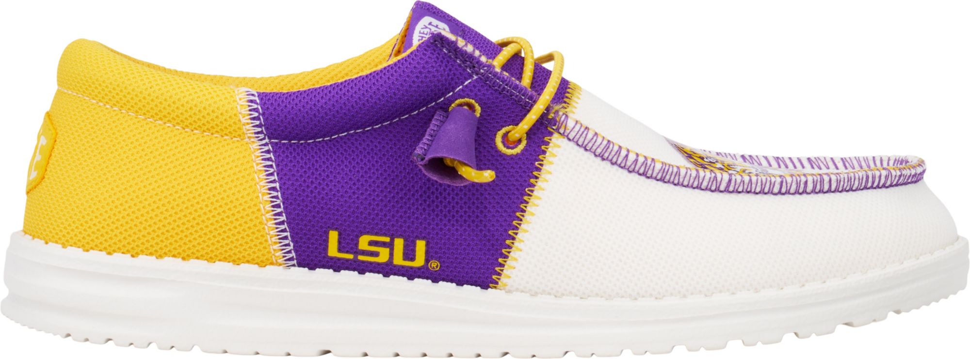 Hey Dude Men's Wally Tri LSU Tigers Shoes