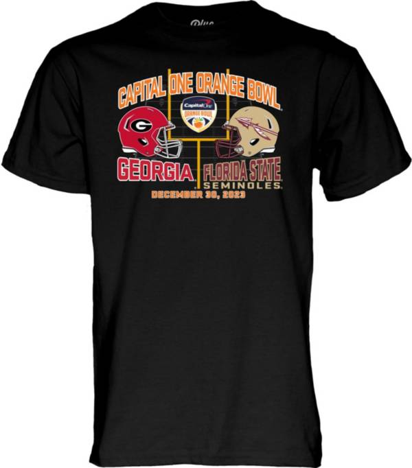 Blue 84 Adult 2023 Orange Bowl Georgia Bulldogs vs. Florida State Seminoles Dueling T-Shirt product image